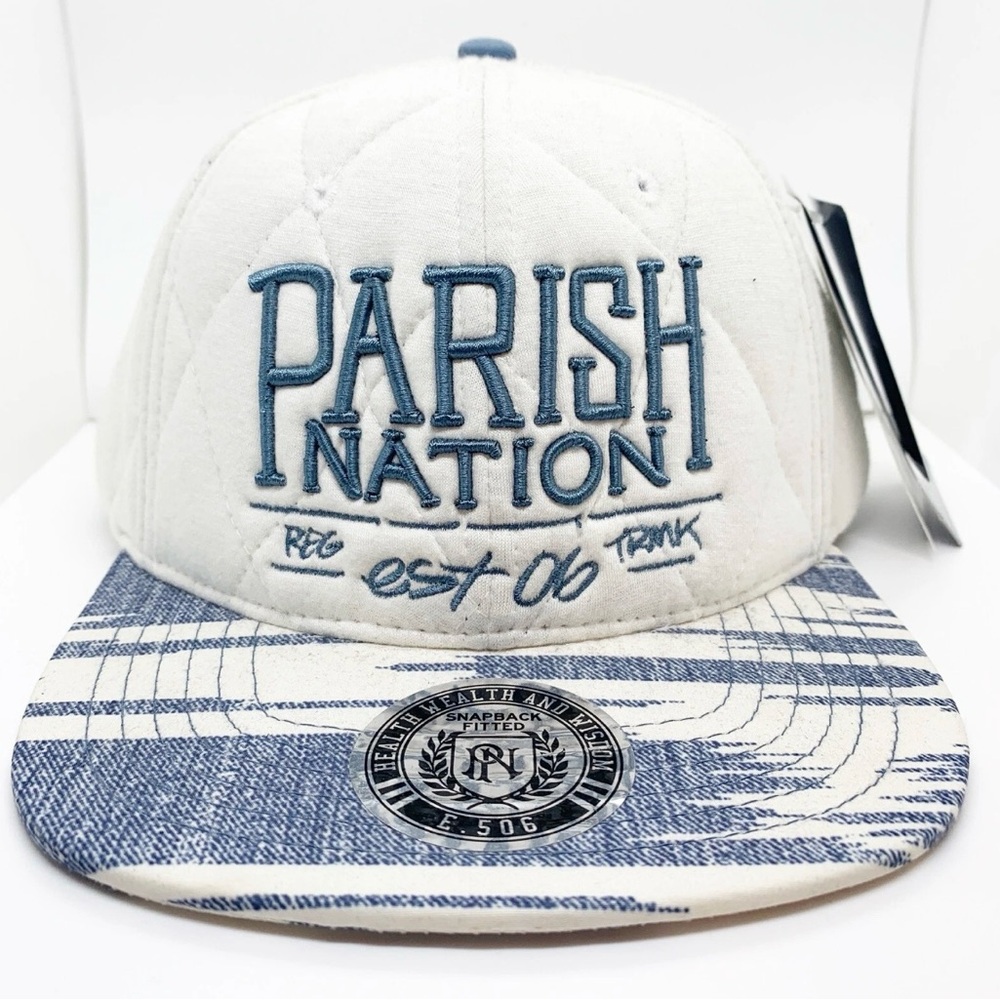 Parish Nation Baseball SnapBack Fitted Hat Cap One Size Adjustable New With Tag